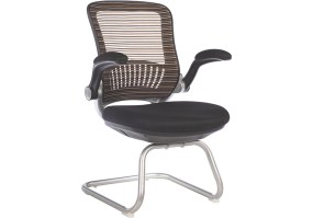 Cadeira-fixa-diretor-BLM900 F-Palha-Preta-Base-Cinzaa